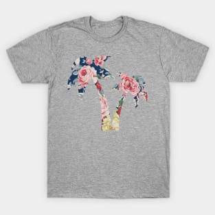 Floral Palm Trees T-Shirt